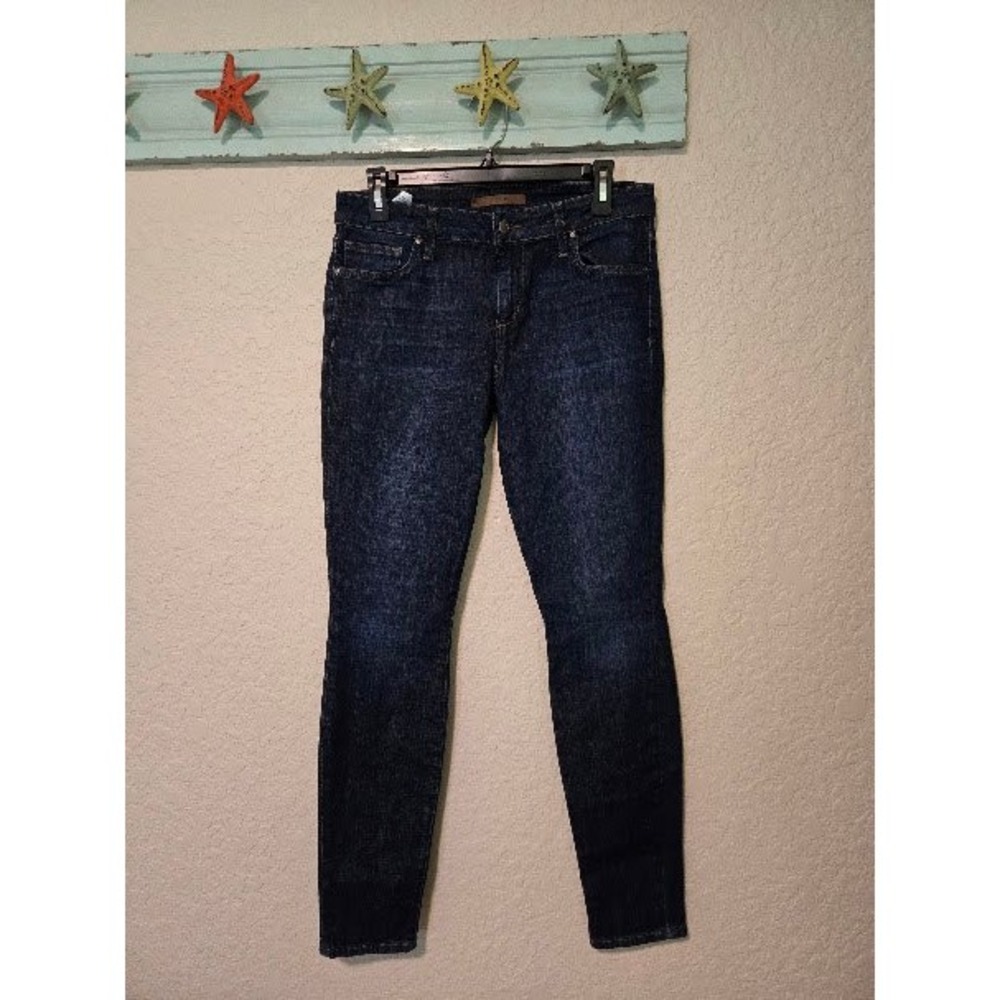 Joes Jeans The Skinny Dark Wash Ankle Denim Pants Womens Size 29 Indigo Stretch